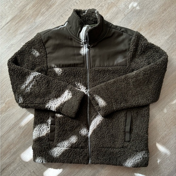 Fleece Front- Zip Up Jacket - Picture 1 of 4